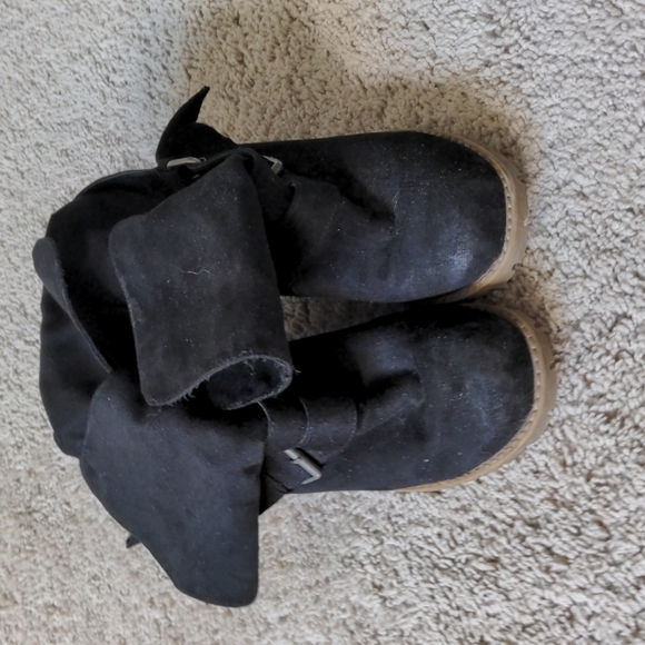 qupid black slouchy booties size 7 - Picture 4 of 9